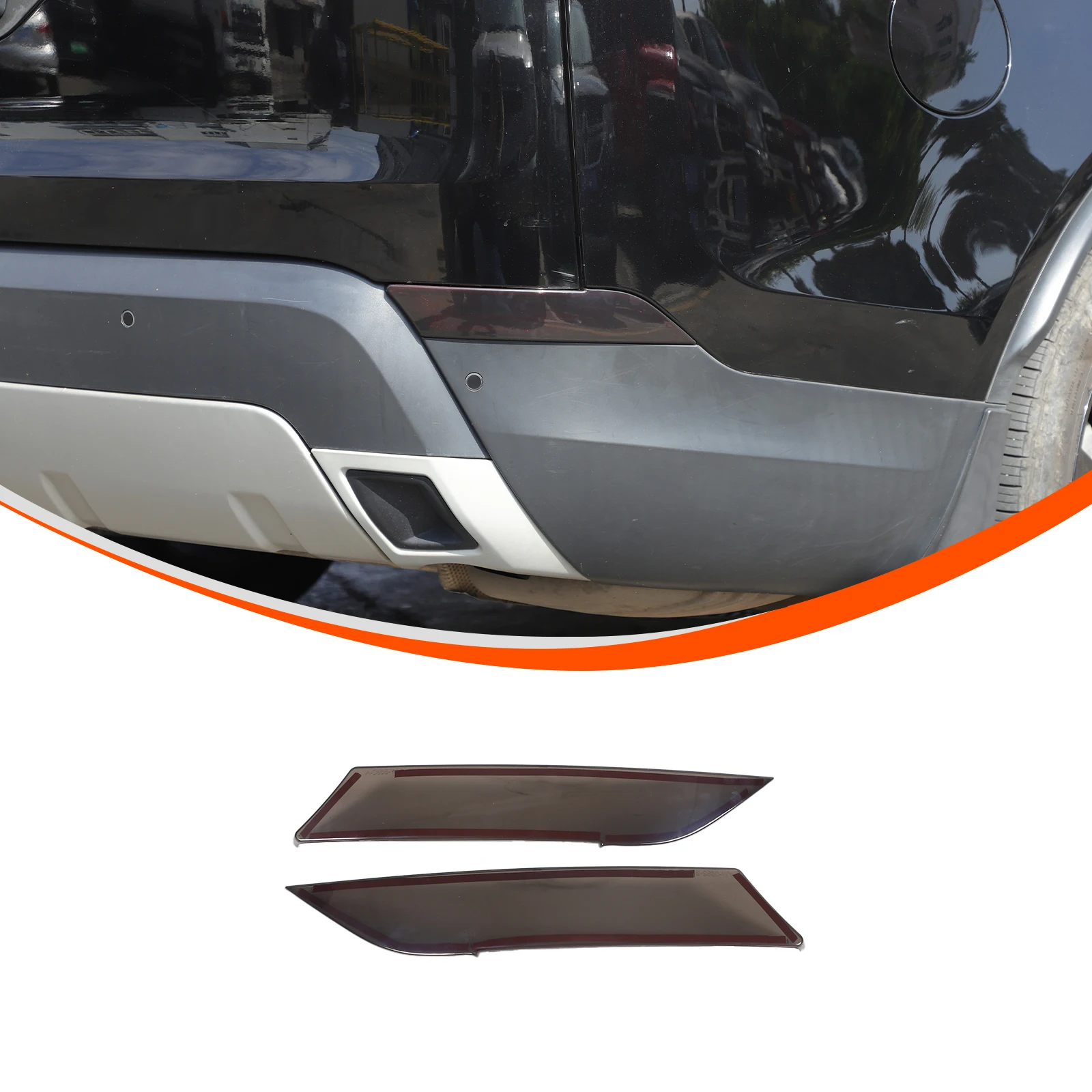 

ABS Rear car lights Rear Fog Light Tinted Covers for Land Rover Discovery 5 2017-2020 Car Accessoriess