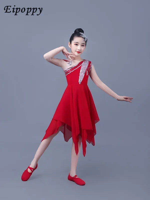 Performance costumes, girls' gauze skirts, classical dance performance costumes