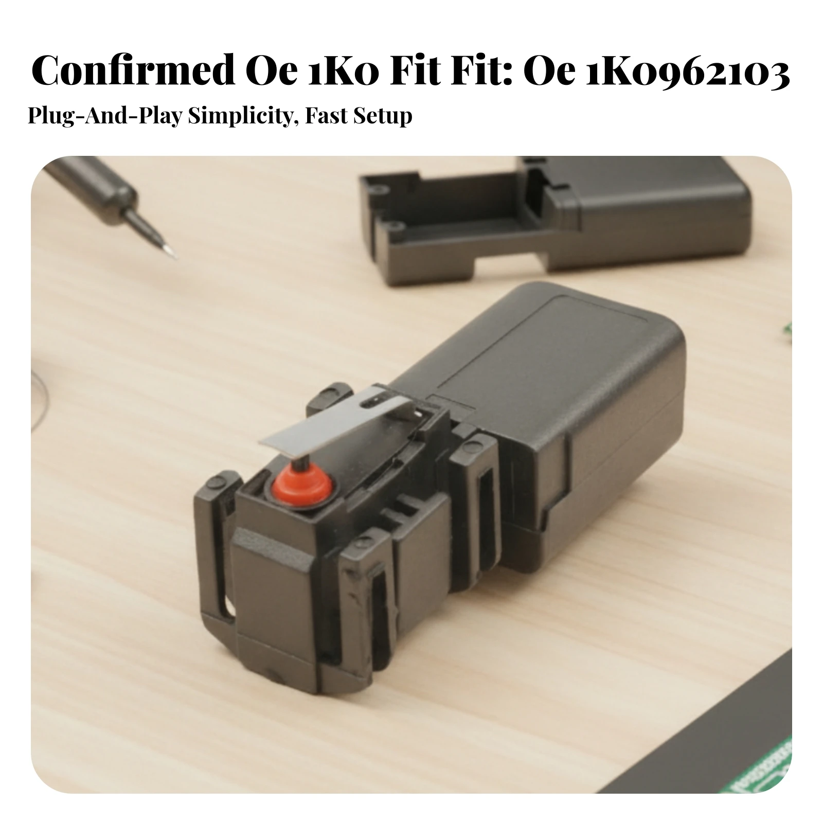 Tailgate Lock Microswitch ABS Lock Cylinder Microswitch Trunk Release Switch Plastic Liftgate Release Switch Compact