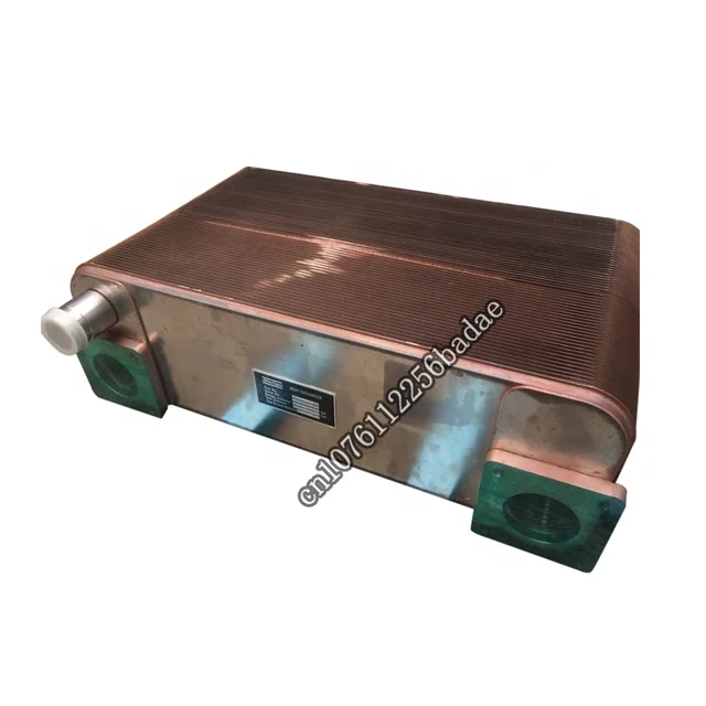 Heat exchanger copper oil cooler 1614954300 for screw air compressor spare parts