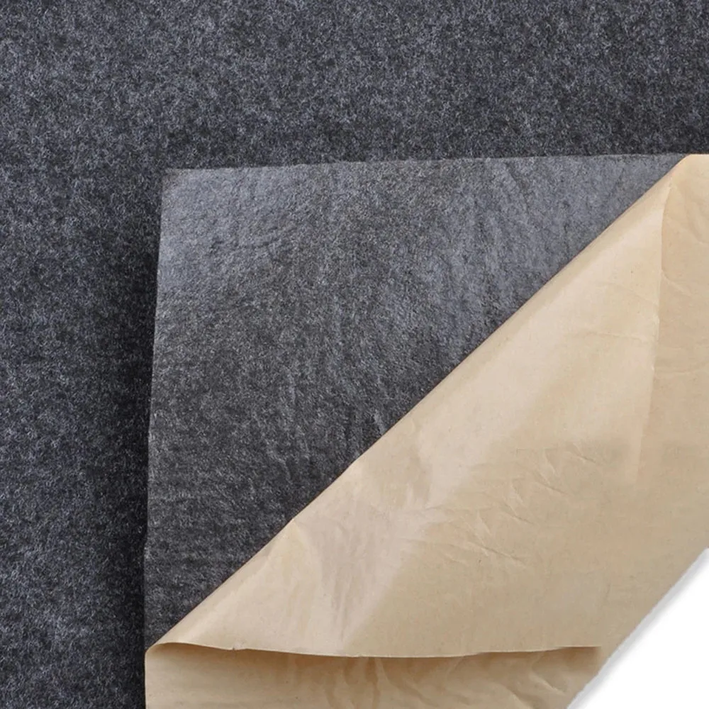 0.5M*1Meter Sound-absorbing Anti-seismic Self-adhesive Subwoofer Felt Cover Speaker Flannel Subwoofer Patch Speaker Cloth