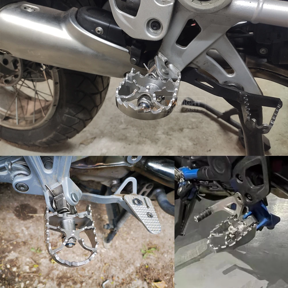 Front Footrest Foot Pegs For BMW R1250GS R1200GS/ADV F850GS F750GS S1000XR Motorcycle Extension Foot Pedal Footpegs