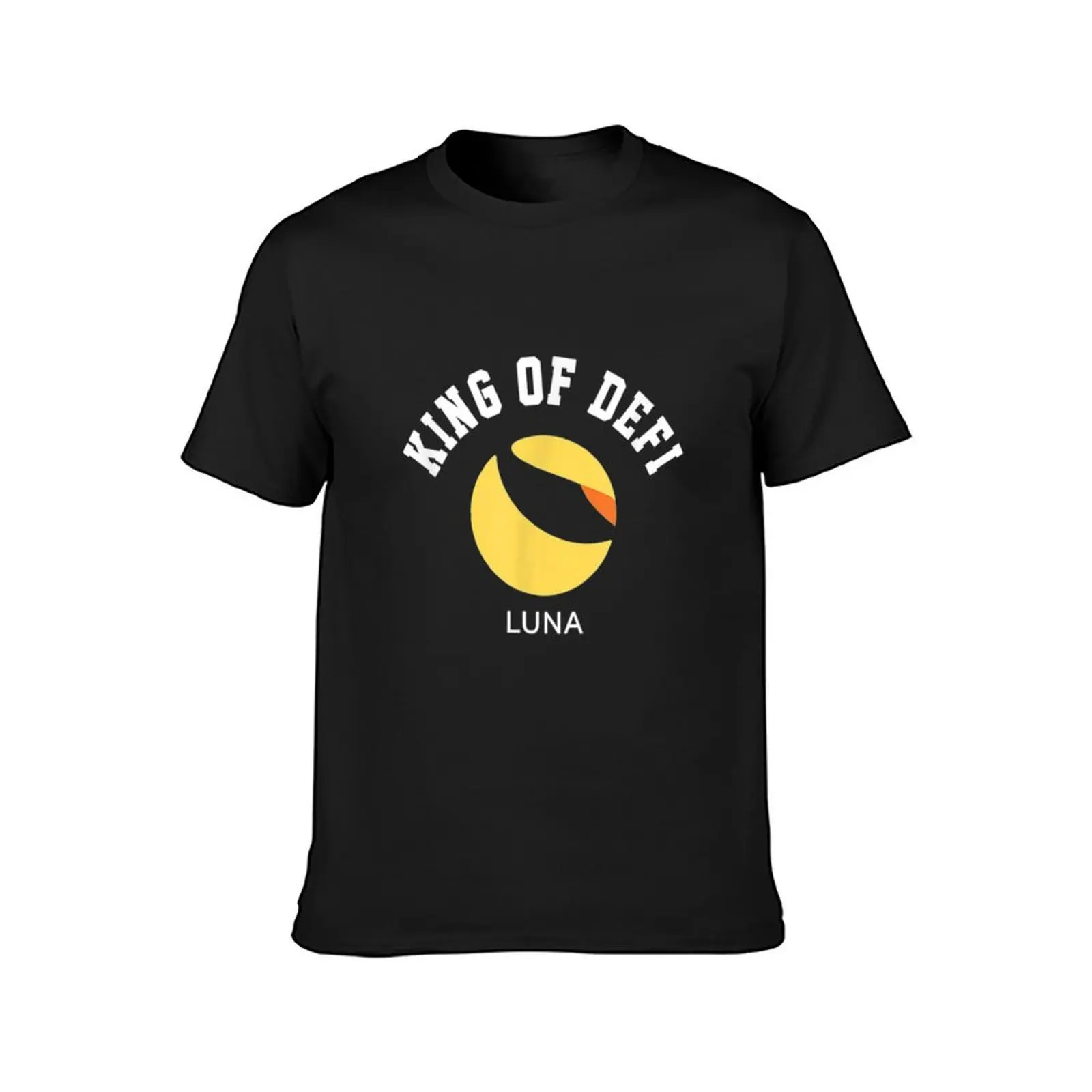 King of Defi Terra Luna Decentralized Finance Crypto T-Shirt plus sizes tees kawaii clothes mens clothes