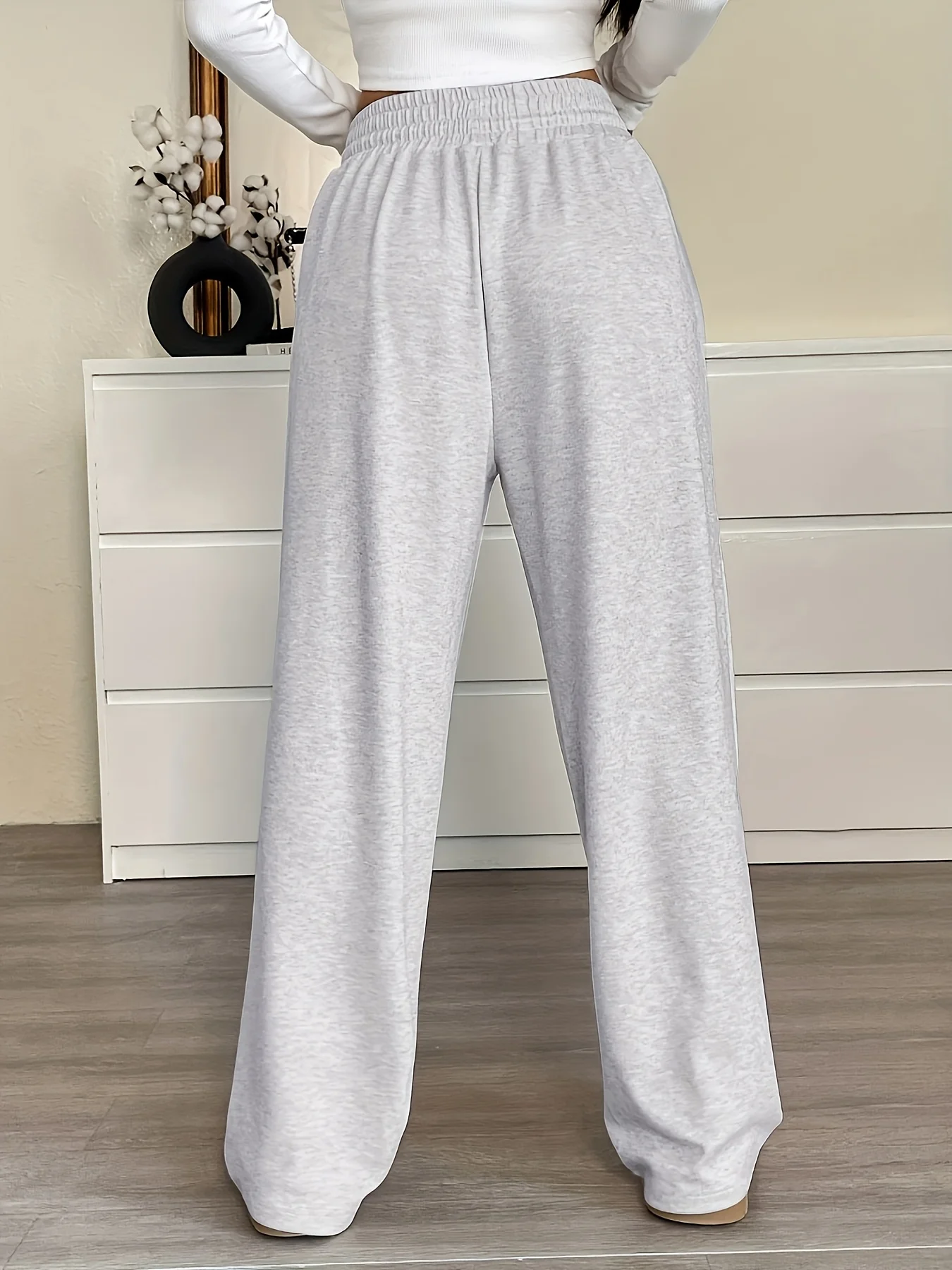 Women'S Athletic Drawstring Waist Loose Athletic Pants Suitable for Exercise Business Casual Women'S Graduation Clothing