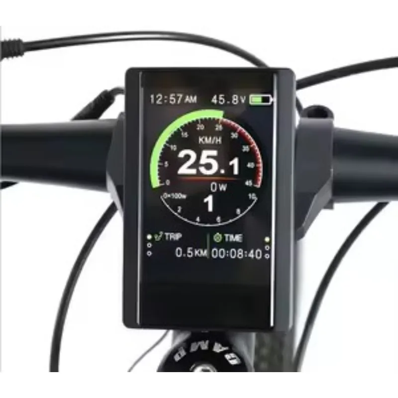 Electric Bicycle P850c 850c Full Color Display for Bafang MID Motor Hub Motor Speed Meter Controller Electric Bike Display