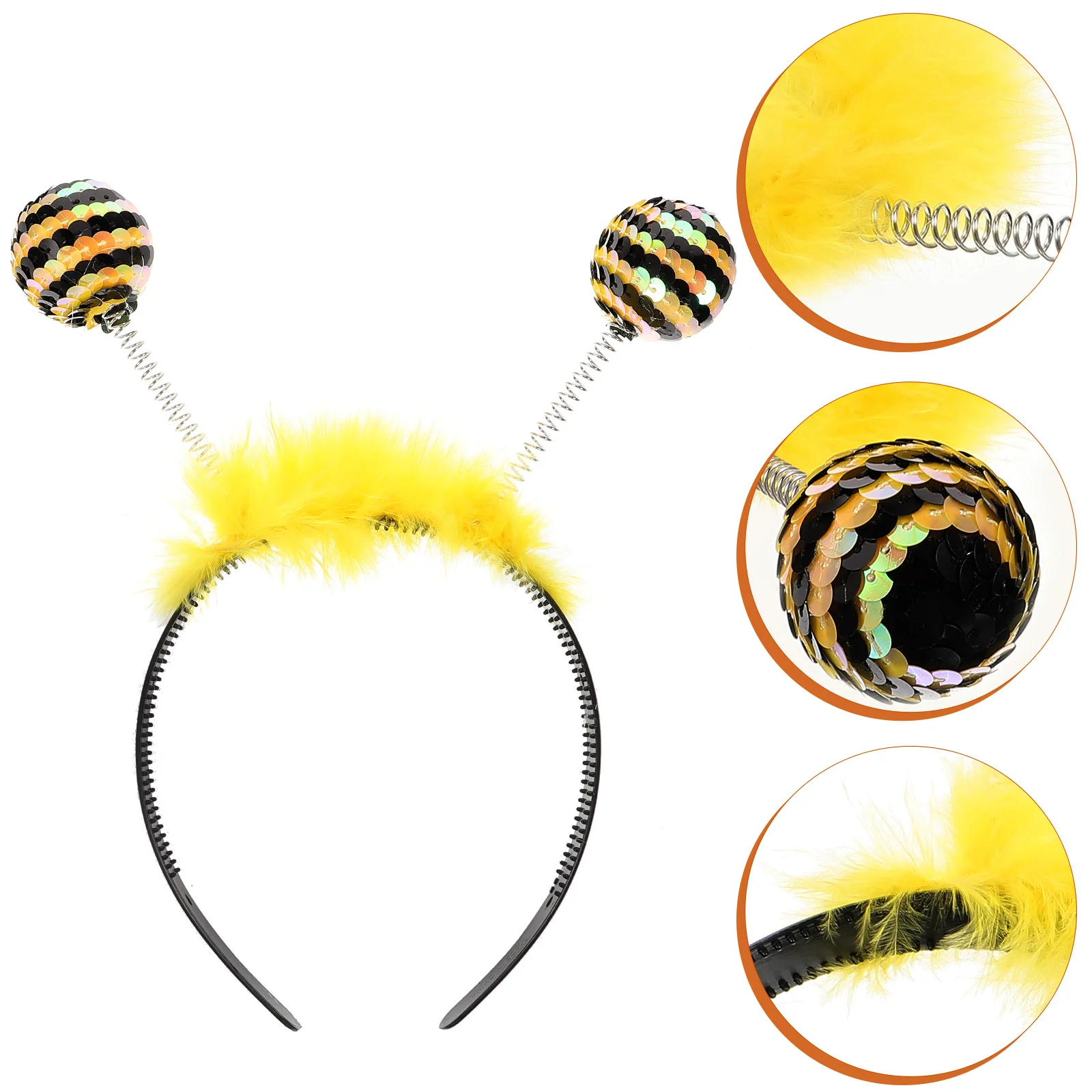 

Cosplay Headdress Headband Spring Hair Hoop Halloween Costumes Bee Clothing Party Accessories Child