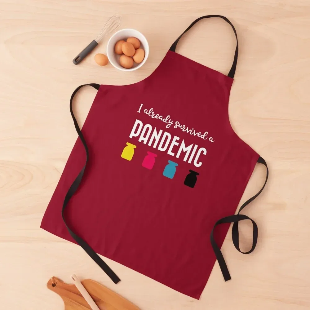 

I already survived a pandemic Apron For Girl Chef Accessories Trim Cloth Apron