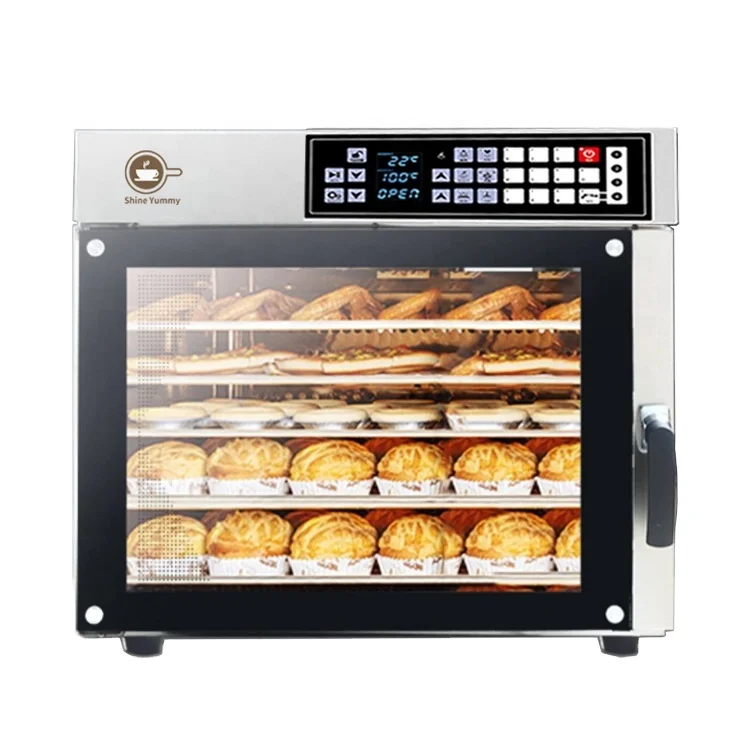 Horno eléctrico de convección de aire caliente para Tartas, horno comercial para Pizza