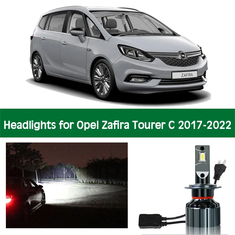 

Автомобильная фара для Opel Zafira Tourer C 2017 2018 2019 Светодиодный лампа для фар ближнего и дальнего света, Canbus, передние фары, аксессуары