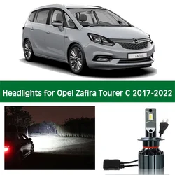 Car Headlamp For Opel Zafira Tourer C 2017 2018 2019 2020 2021 LED Headlight Bulb Low High Beam Canbus Front Lights Accessories