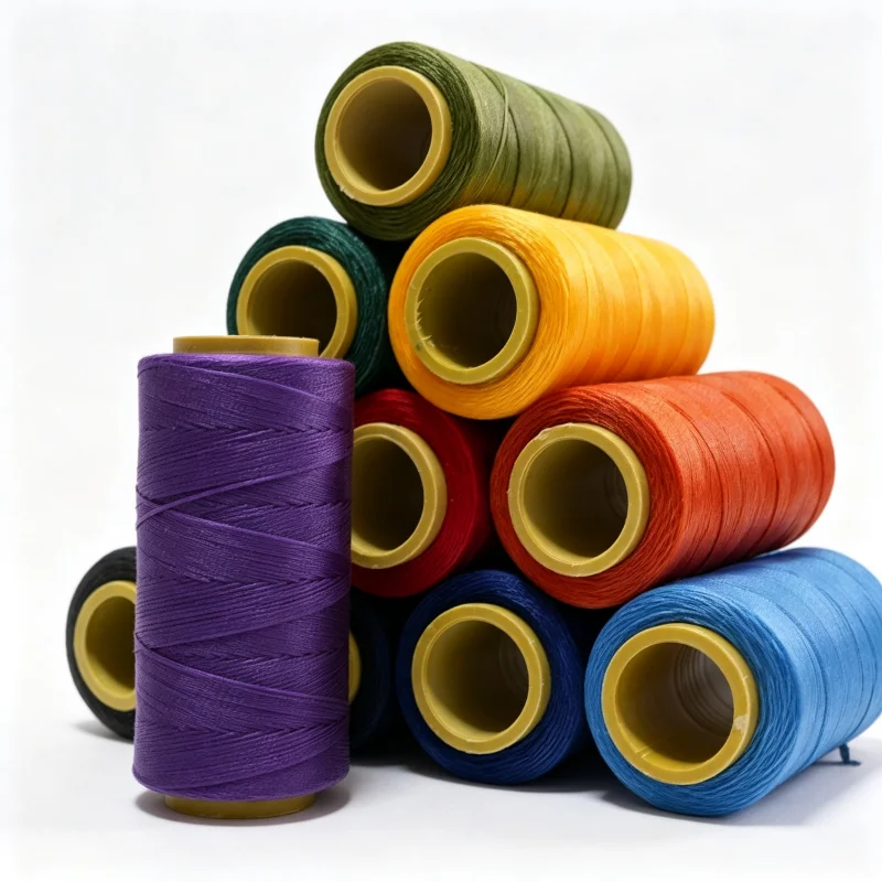 150D Flat Waxed Thread Polyester Leather Sewing Line Multicolor Hand Stitching Wax String DIY Craft Bag Shoe Repair Thread