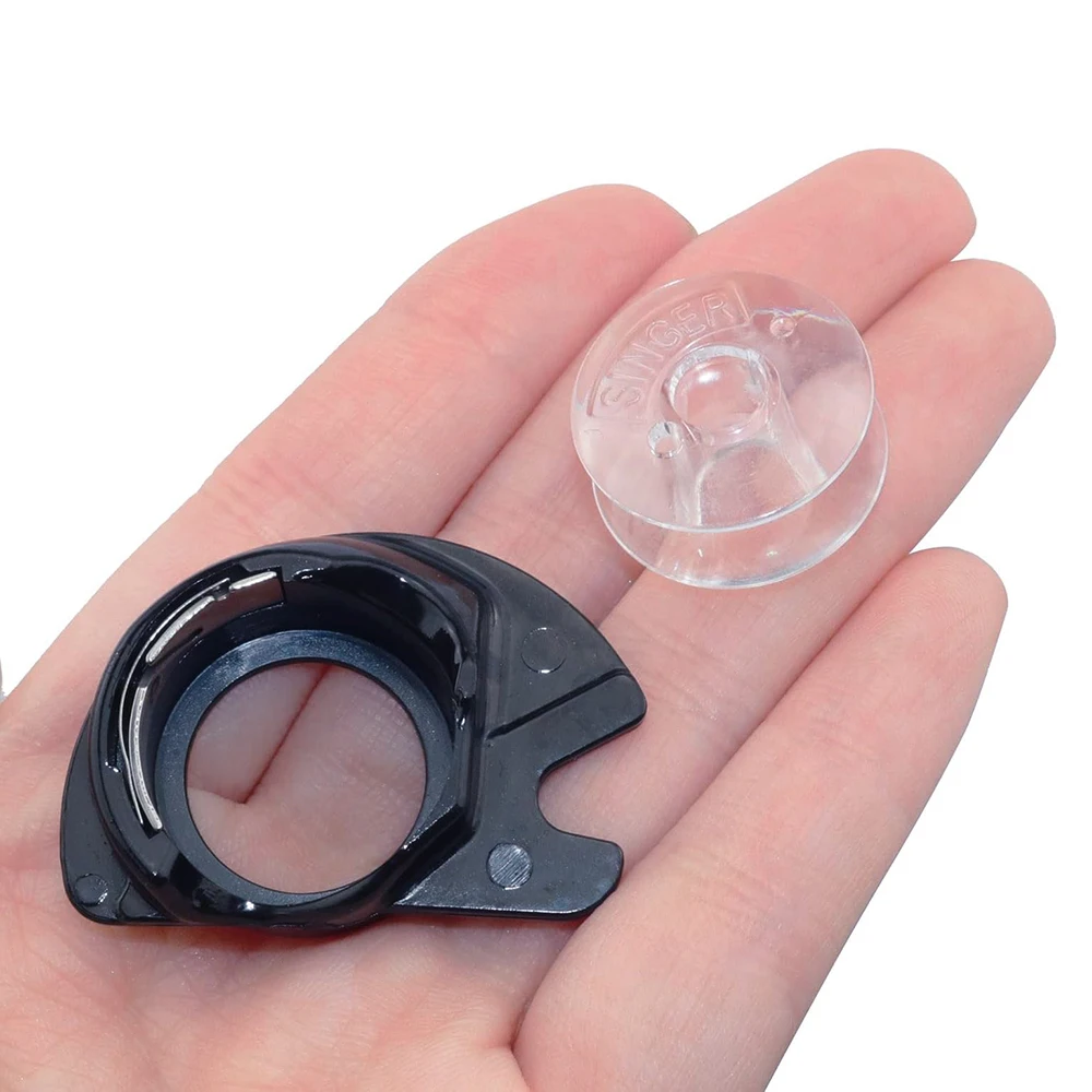 2Sets Bobbin and Bobbin Case for Singer Sewing Machine Top-Loading Bobbin Casing, Singer Sewing Machine Bobbin Case Holder