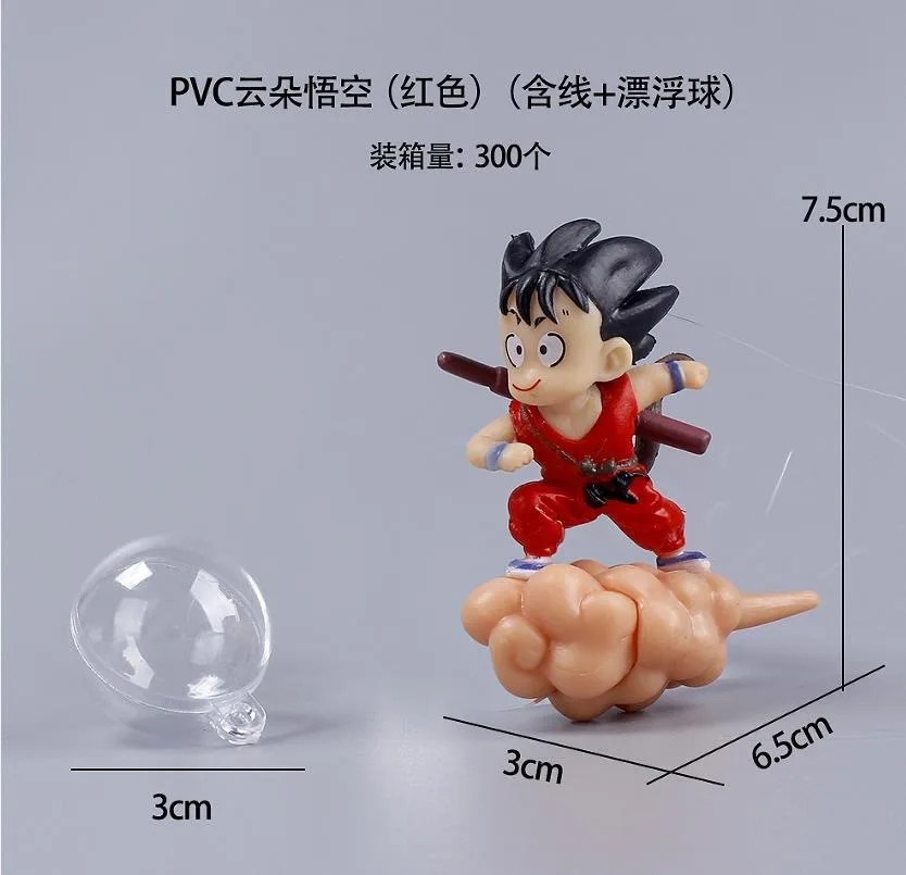 2 style wystrój akwarium akcesoria Son Goku chmura akcja Float figurki Kakarotto krajobrazu Ornament dekoracja akwarium