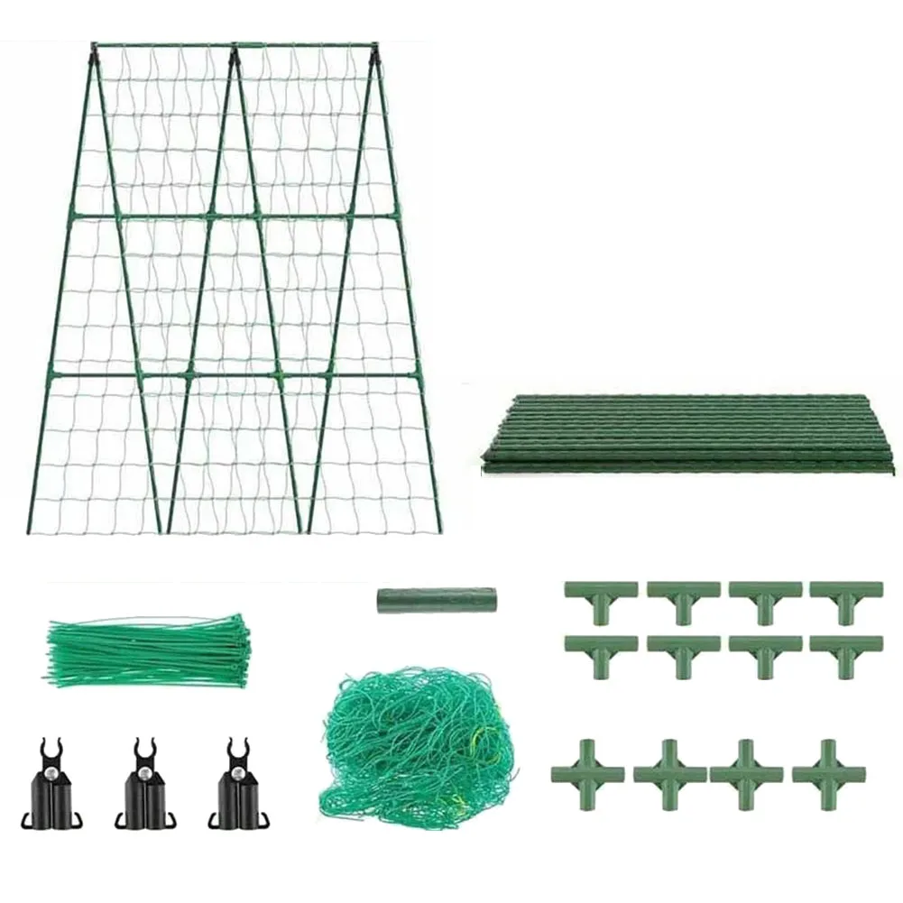 Garden Trellis A-shaped Plant Support 80*120cm Trellis For Cucumbers And Pumpkins Accommodates Climbing Plants
