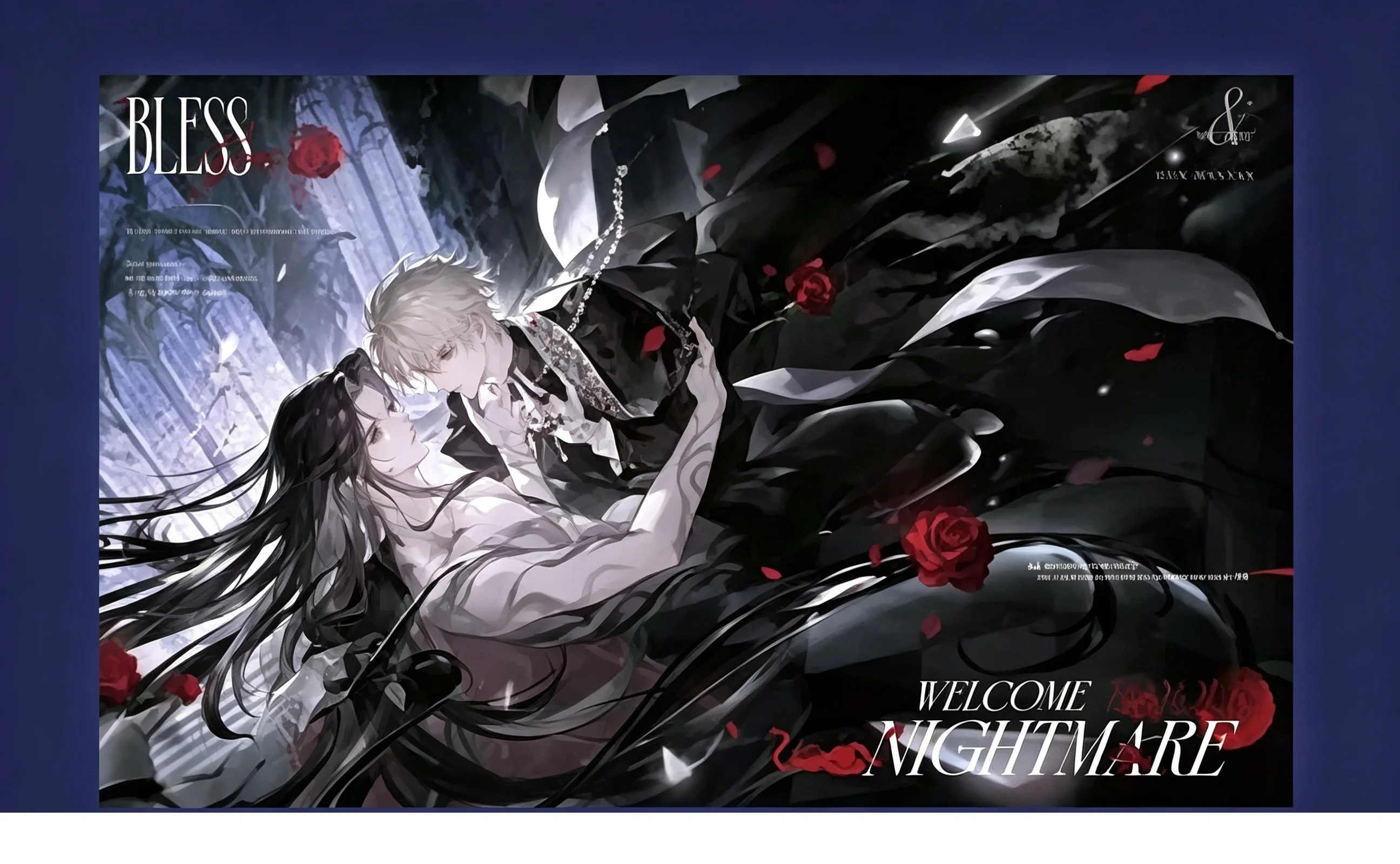 15cmAnime Welcome To The Nightmare Live Acrylic Stand Model Bookshelf Decoration Lovely Products High Definition Images Keychain