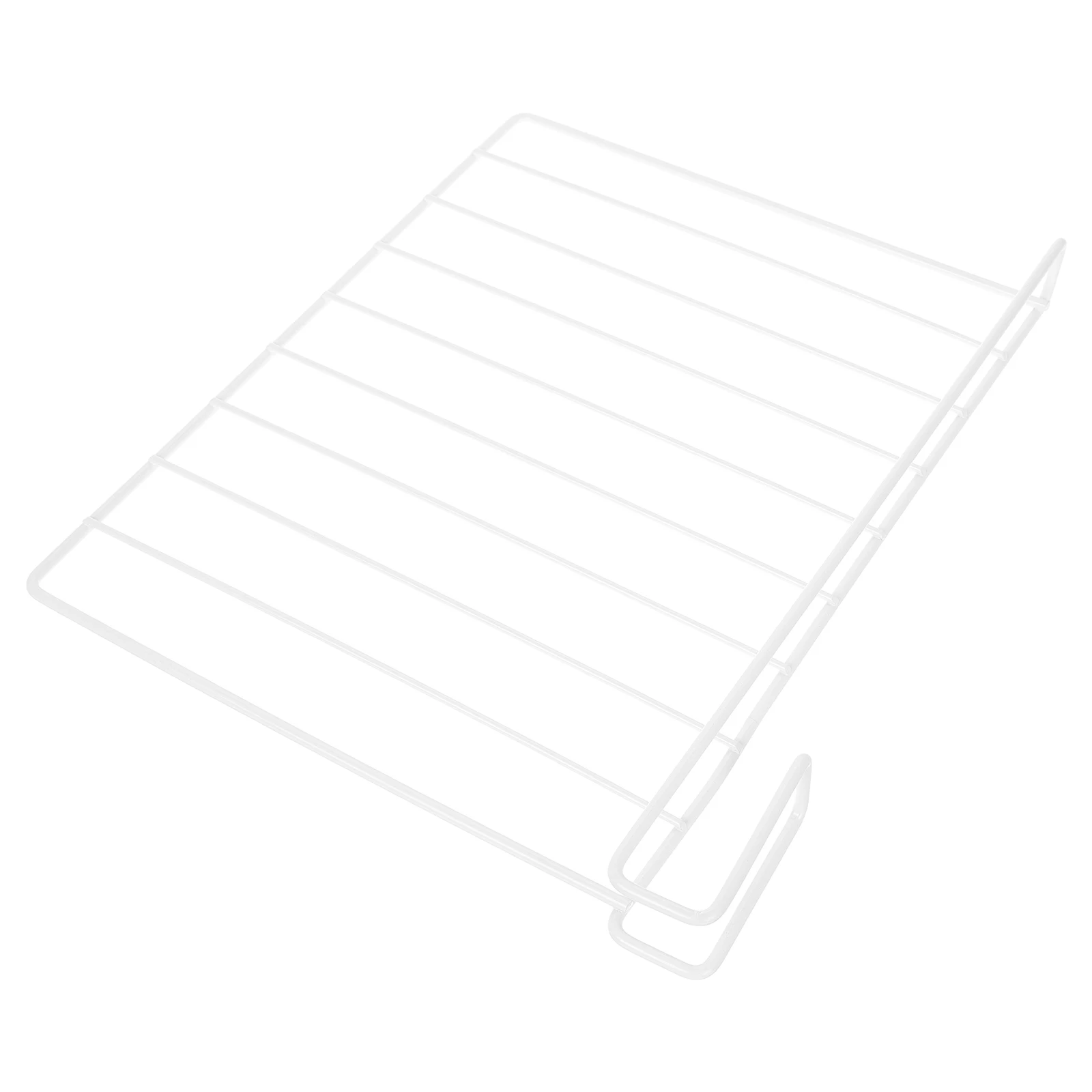 

Layered Storage Cabinet Thick Iron Closet Shelf Dividers Compact Wire Shelves Fridge Organizer Purse Space Optimization Closet