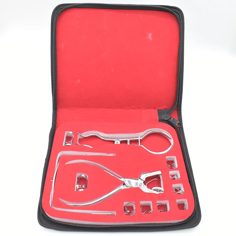 Professional Dentals Tools Kit Hole Punchers Board Dentists Rubbers Dam Punchers Set Orthodontics Tools/Oral equipment