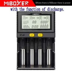 MiBoxer C4 Battery Charger The latest version of V4 The fourth slot can discharge to test the true battery capacity