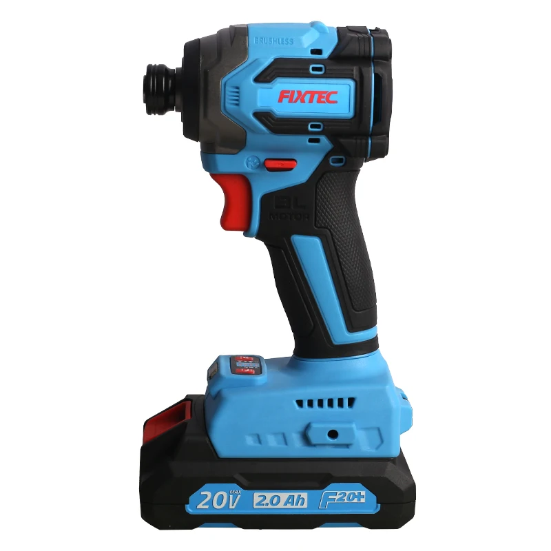 Household 20V Lithium-Ion Cordless Drill Auto-Stop Brushless Screwdriver with Impact Driver of 60/120/180/230Nm