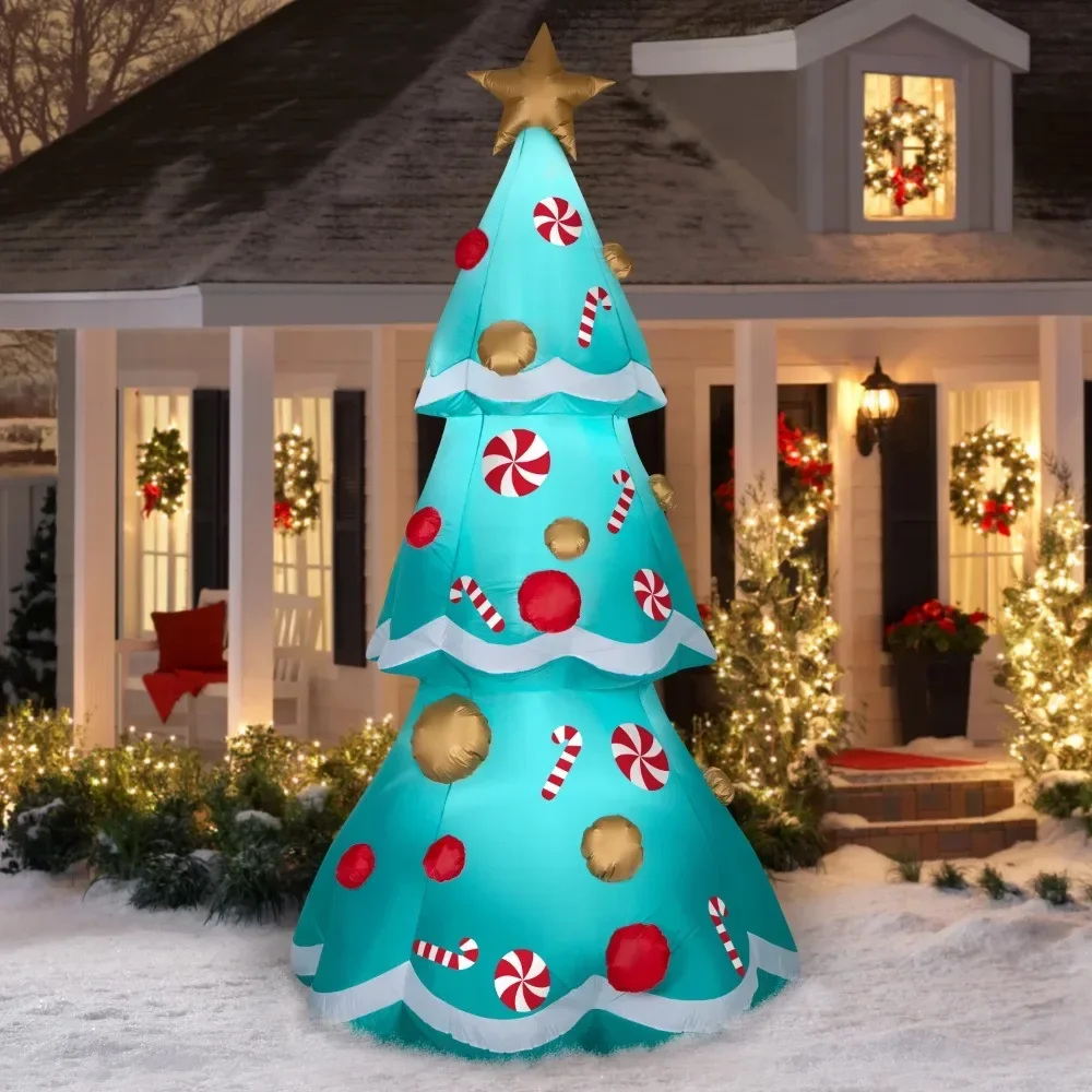 

Christmas Gift Inflatables 10 Foot Christmas Tree Decoration Decorations 2024 Liquidations Ornaments Event Party Festive Home