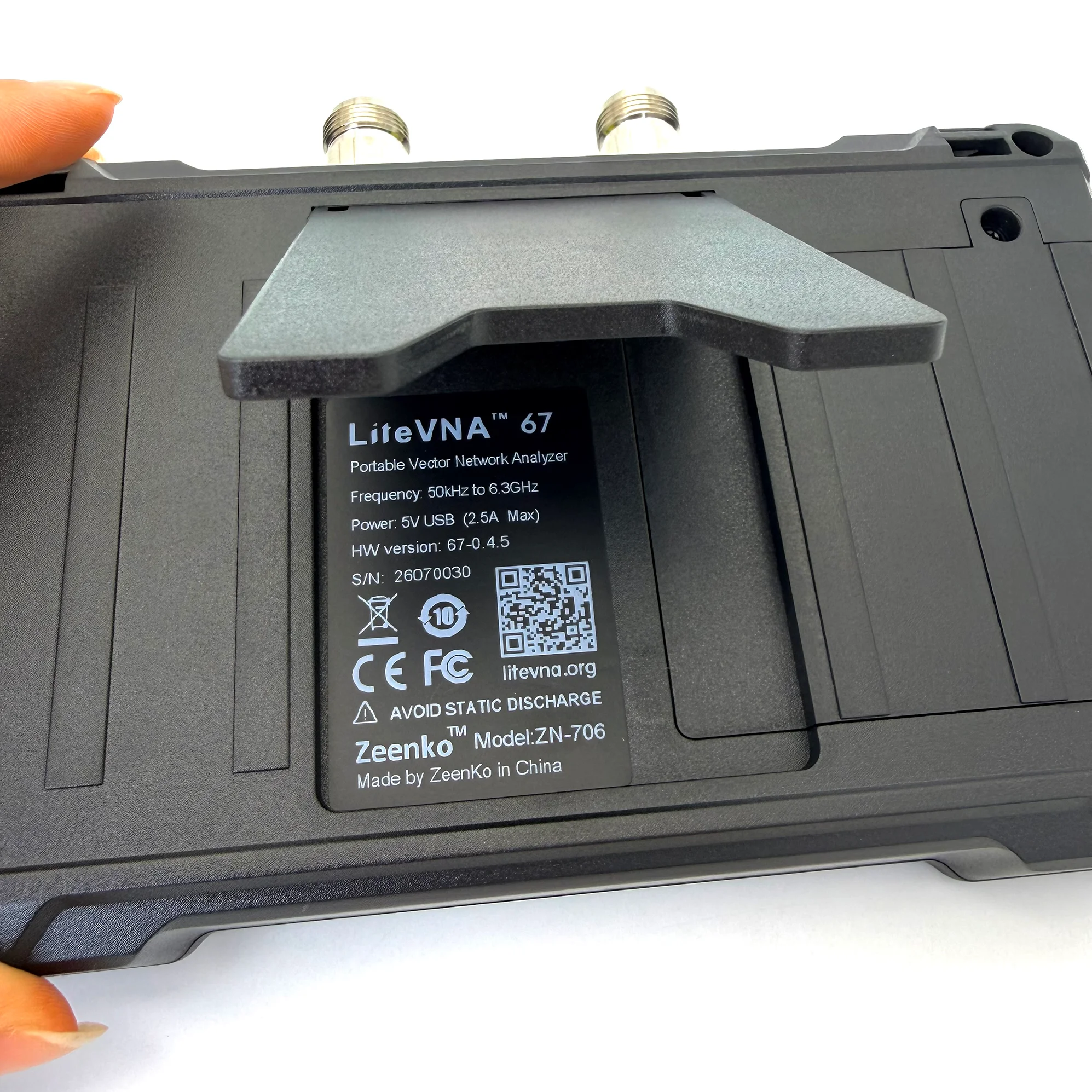 Zeenko LiteVNA 67 7 Inch Display Hand Held Vector Network Analyzer