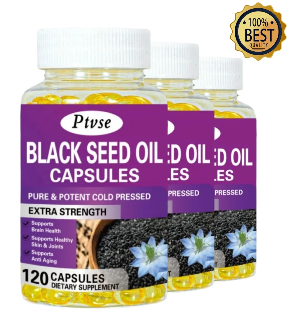 

Капсулы Black Seed Oil для поддержки волос, кожи, дыхания, пищеварения, улучшения общего здоровья, без ГМО, бесплатная доставка