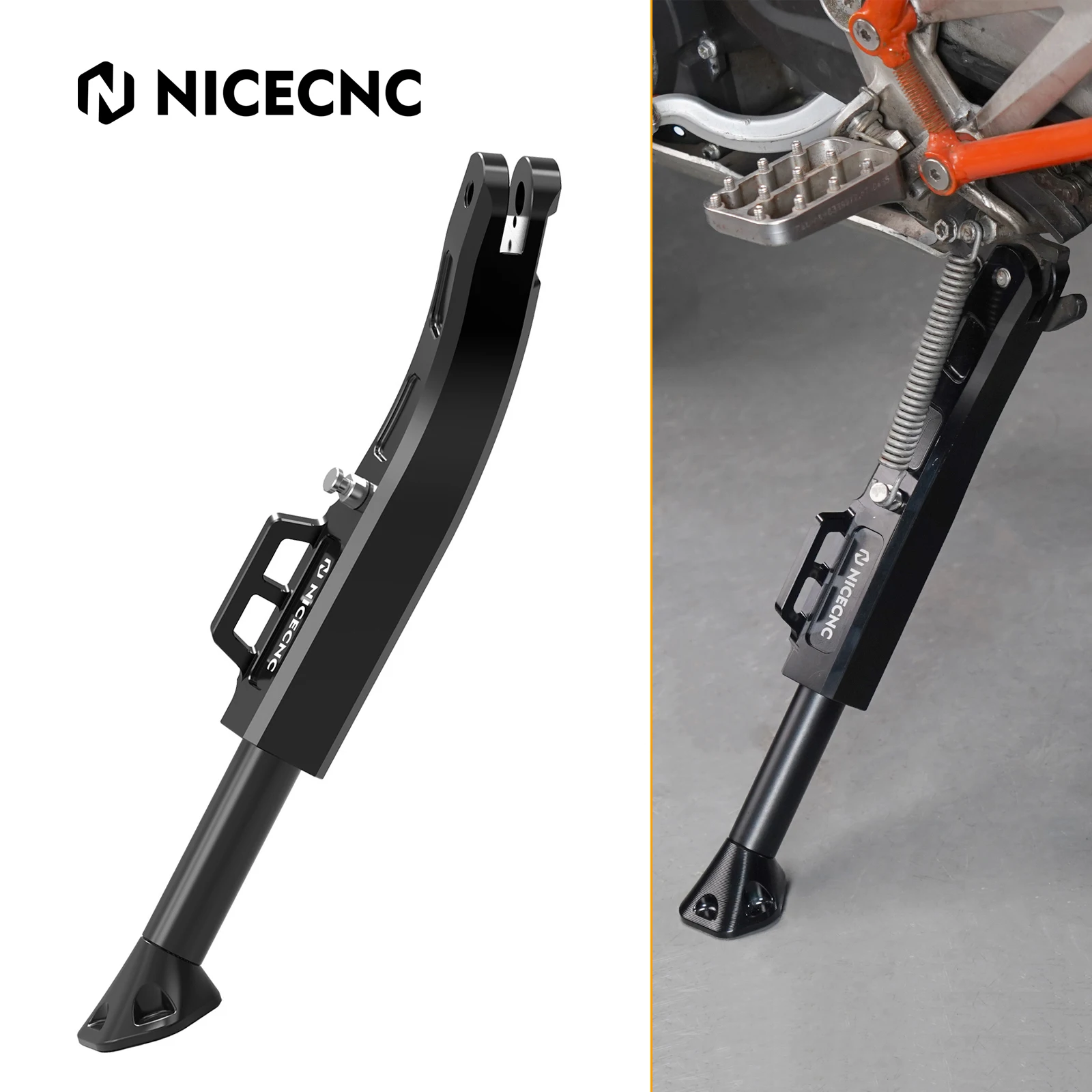 

For 2016-2024 Husqvarna 701 Enduro 701 Supermoto Kickstand Adjustable Side Stand for KTM 690 SMCR 690 SMC 690 Enduro/R 2008-2024