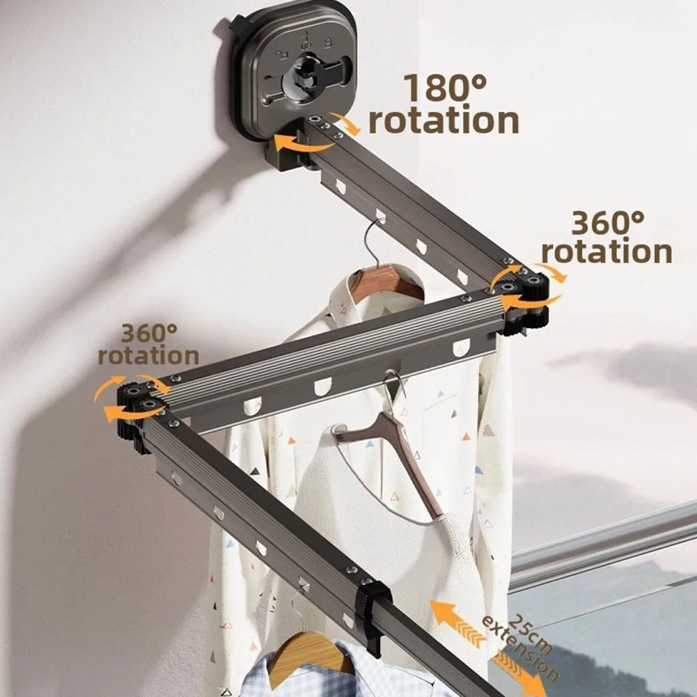

Регулируемая складная штанга для душевой занавески с креплением на присоске, в комплекте с кольцами, компактный дизайн, держатель для ванной комнаты