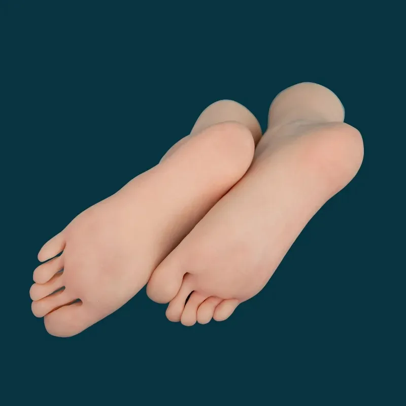 Platinum Silicone Realistic Foot Model Life-Cast from a Beautiful Woman New Display Prop TG716