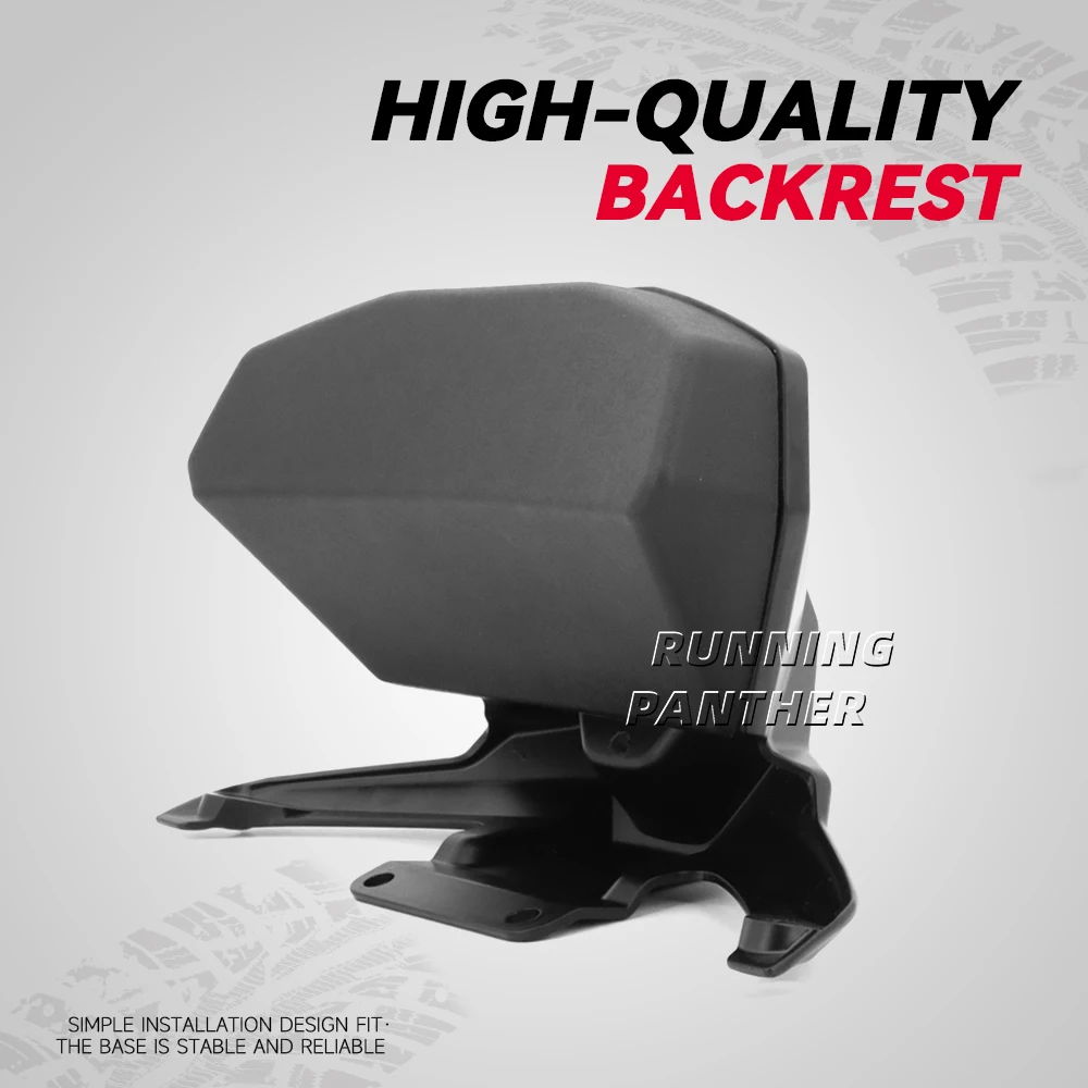 NEW For KYMCO AK550 AK 550 2017 2018 2019 2020 2021 2022 Motorcycle Black Rear Passenger Seat Backrest Cushion Back Rest Pad