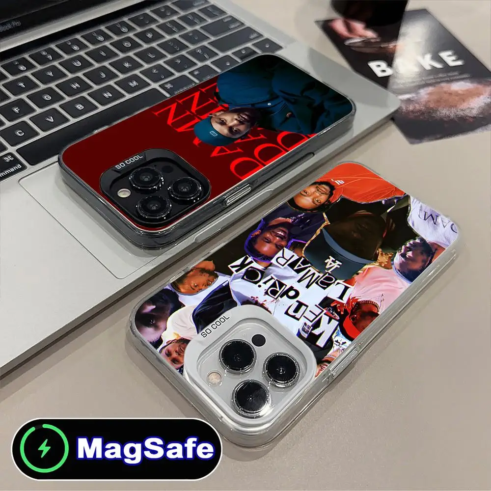 

Kendrick Lamar Mobile Cell Phone Case for iPhone 17 16 15 14 13 12 11 Air Pro Max Plus MagSafe Translucent Colorful Cover Luxury