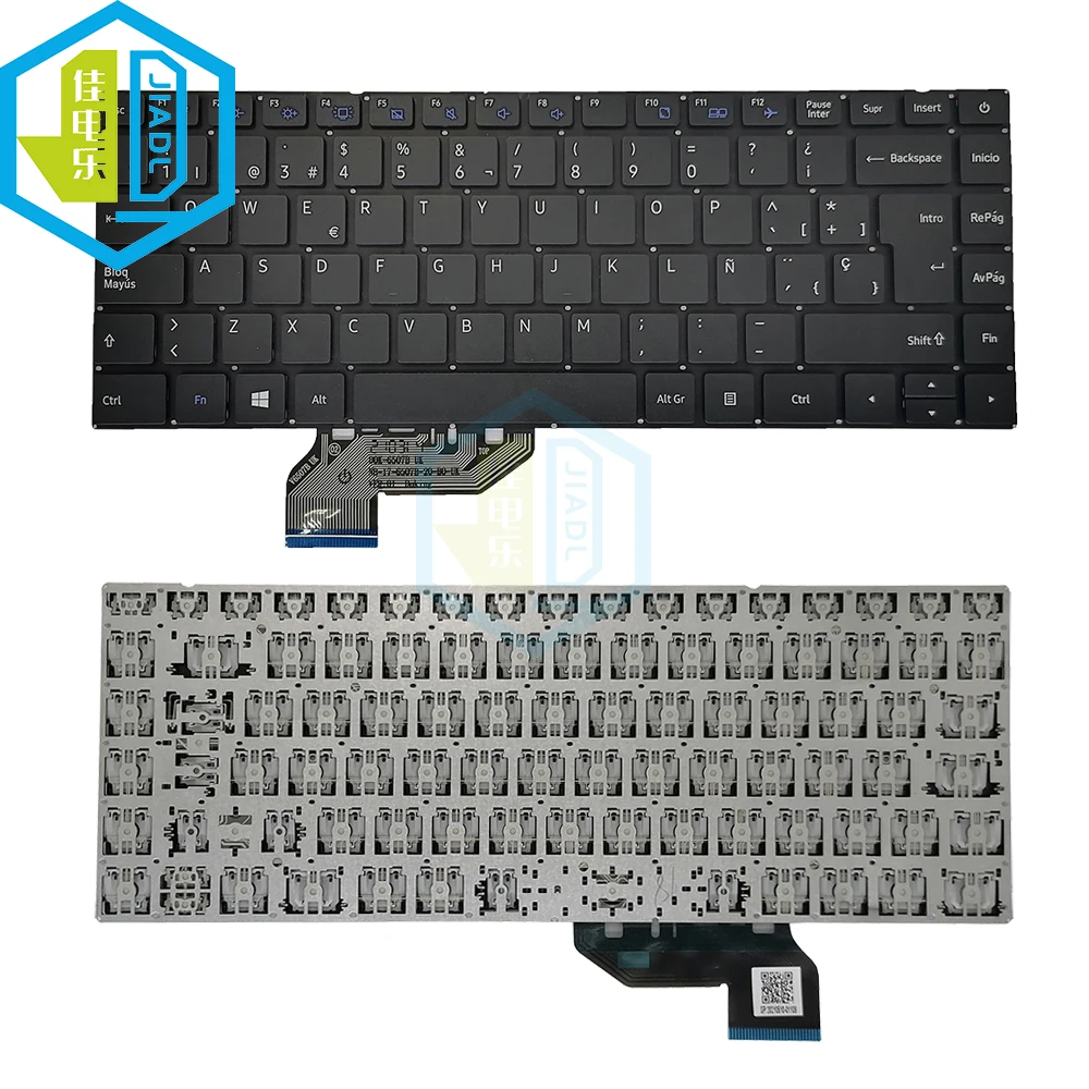 Imagem -04 - Teclado de Notebook Espanhol Latino Dynabook para Satellite Pro C40-j C40-h C40-g V6507b Dok-v6507b Nb17-v6507b C40 Espanha