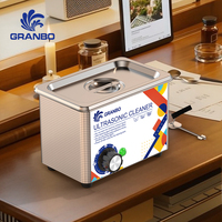 Granbosonic Ultrasonic Cleaner 800ML 40KHz Ultrasound Glasses Jewelry Cleaner 60W Ultrasonic Bath for Glasses Jewelry Cleaning