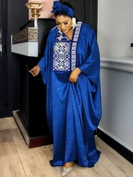 Vêtements traditionnels pour femmes africaines, grande taille, robe longue, hijab musulman de Dubaï, Abayas, robe de soirée, tenues Ankara Dashiki, 2024