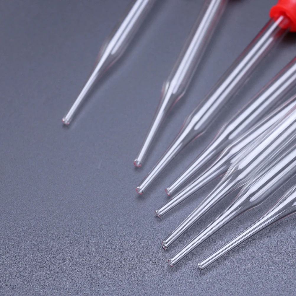 

13Pcs Silicone Glass Droppers Mold Pipette Lightweight Portable Liquid Transfer for School Home Chemical Experiments 15cm