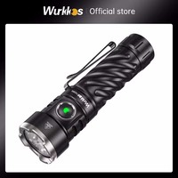 Wurkkos TS26S Rechargeable 21700 Powerful Flashlight 519A Max 3100LM IPX8 Magnet Tail & 3A Reverse Charging Self Defense Torch