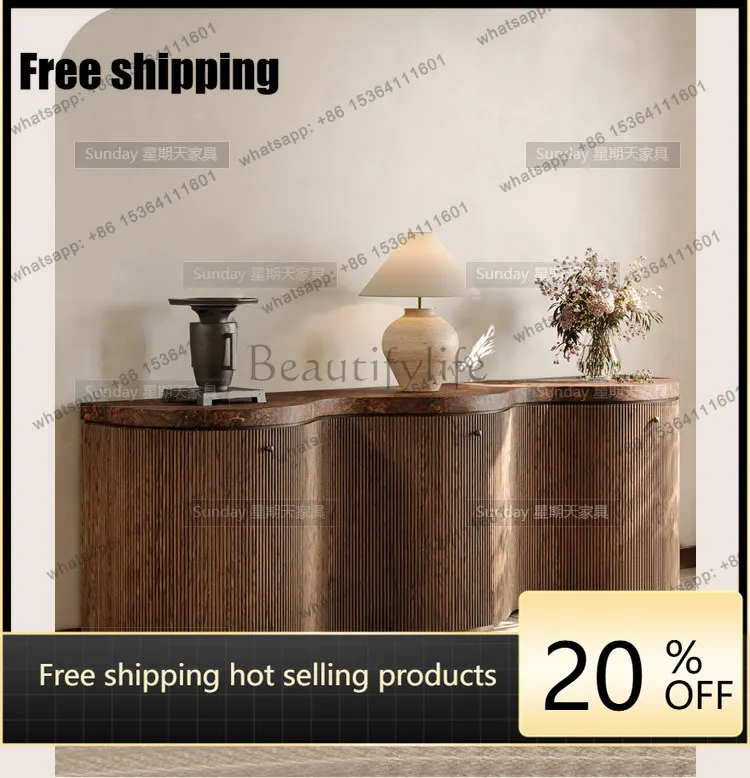Factory Direct American Light Luxury Old Locker Personality Creative Entrance Cabinet