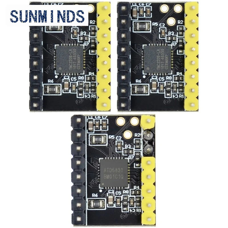 TMC2209 TMC2208 ATD5833 V2.0 With Heat Sink Stepper Motor Driver StepStick 3d Printer Parts 2.5A 256 Subdivision Silent Printing