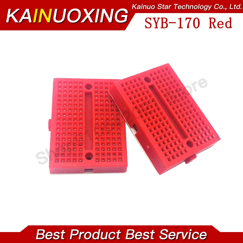 1Set/6Pcs SYB-170 Mini Solderless Prototype Experiment Test Breadboard 170 Tie-Punten 35*47*8.5Mm Voor Arduino Diy Kit