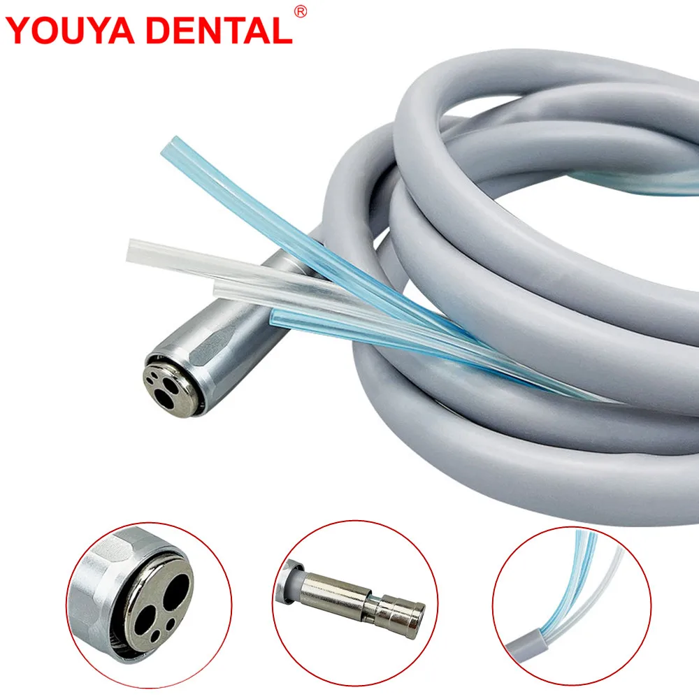 

Dental 4 Holes Handpiece Hose Tube Dental High Speed Handpiece Tubing Cable For Connector Dentist Tools Dentistry Lab Accessory