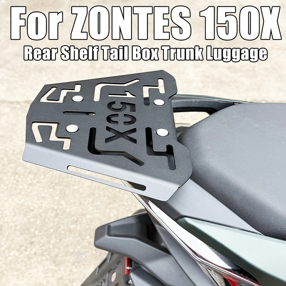 

Motorcycle Rear Shelf Tail Box Luggage Rack Bottom Plate Mounting Adapter Plate Trunk Accessories For ZONTES 150X 150 X 150-X