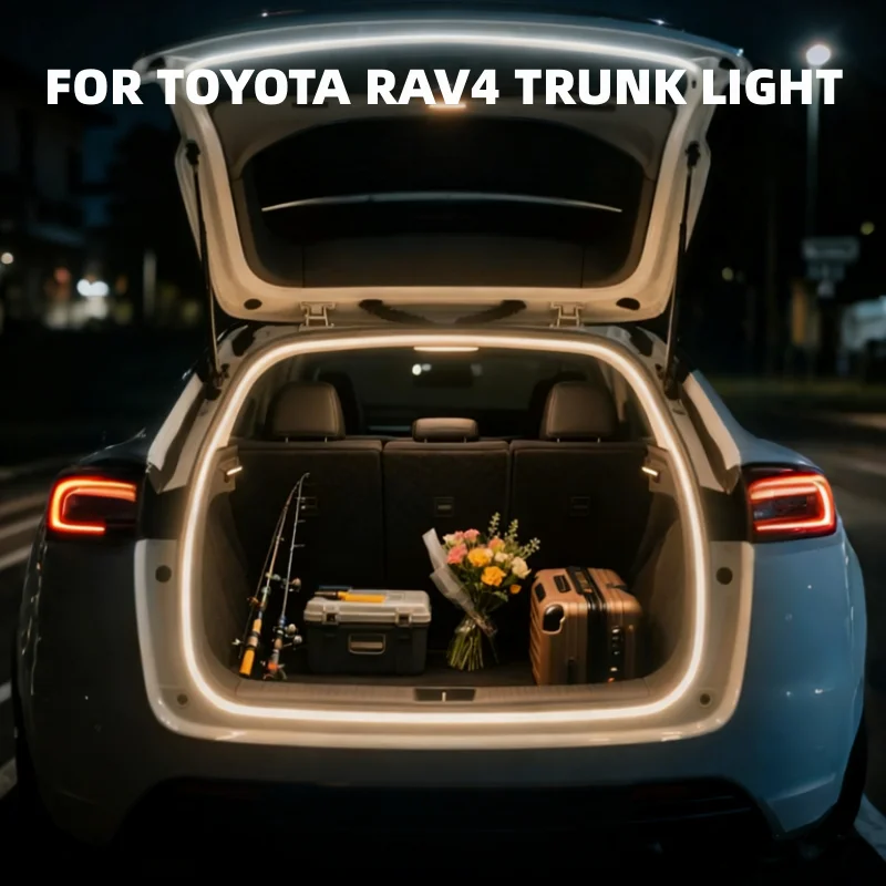 

For Toyota RAV4/Wildlander 2013-2025 high brightness trunk lighting ambient light interior decoration LED Rear Trunk Light Bar