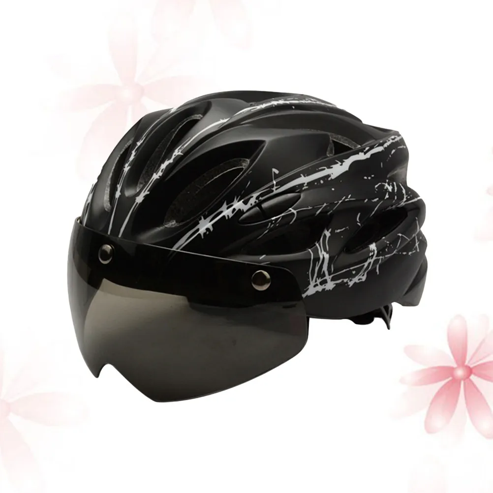 

Professional Bike Breathable Windproof Mountain Road Cycling Safety Cap Removable Lens Ventilation