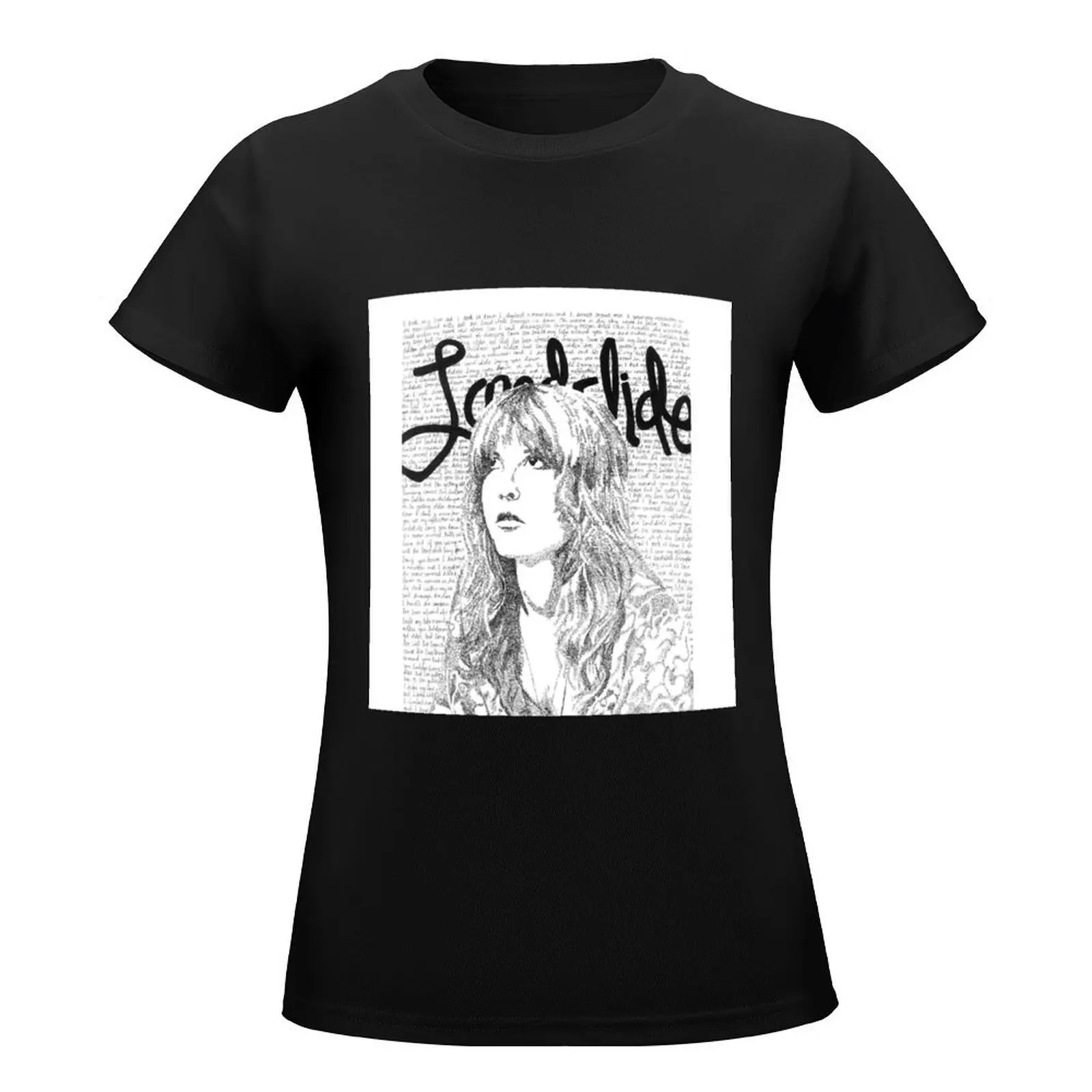 Stevie Nicks Fleetwood Mac Fan T-Shirt tops plus size tops aesthetic clothes plain t shirts for Women