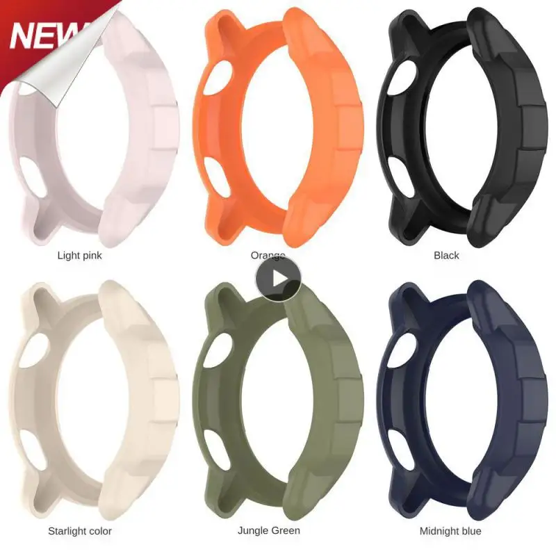 Water Proof Watch Case Semi-hollow Silicone Protective Cover Anti-collision Perfect Fit Watch Protector Fashion Shockproof