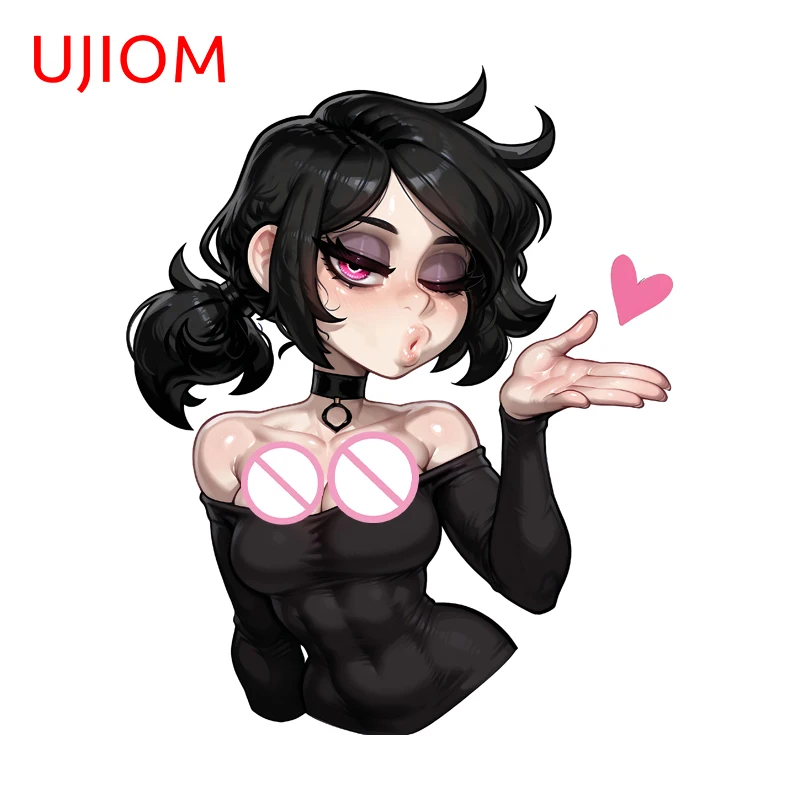UJIOM Leyley Andy Wall Sticker Customizable Mural Venner Skateboard Vinly Decal Alluring Anime Ai Girl For Decoration Chambre