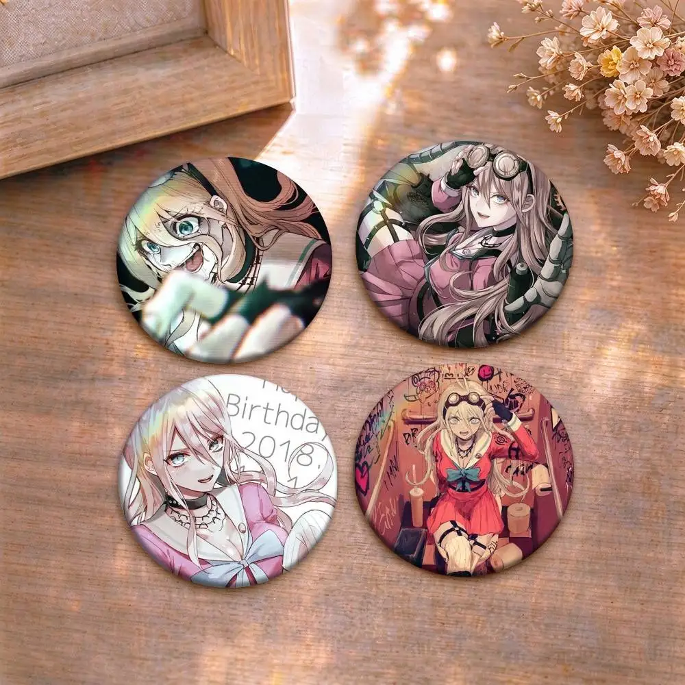Danganronpa V3 Miu Iruma  Brooch Metal Badge Brooch, Fashion Decorative Pins for Hat Bag Clothing Decoration Gift
