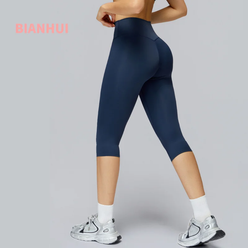 

BIANHUI Women Yoga Shorts High Waist Quick-dry Slimming Shorts Running Outdoor Fitness Wear For Female Clothing Sportswear