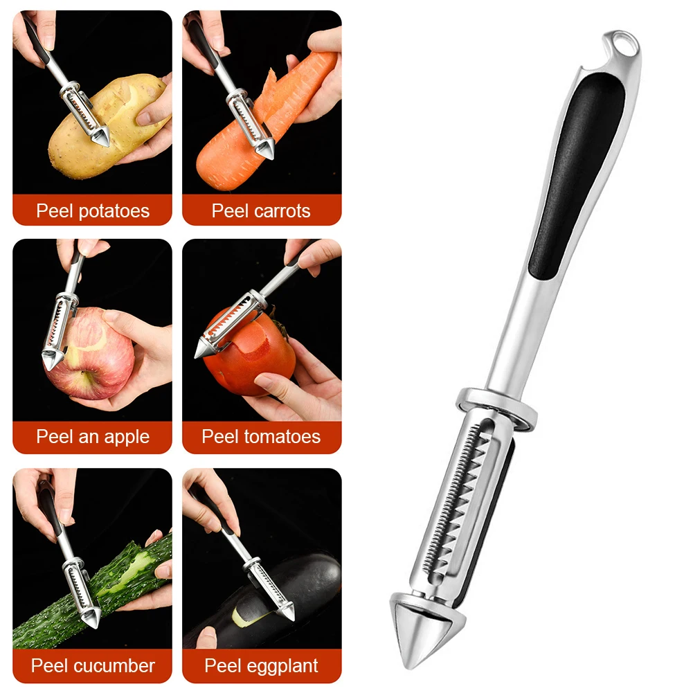 Alloy Sharpen Peeler For Fruit Vegetable Portable Ergonomic Fruit Vegetable Peeler For Potato Carrots