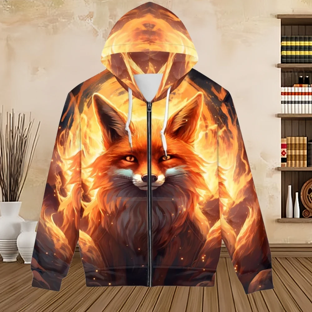 

Trendy Drawstring Design Hooded Zip-Up Comfortable Front Pocket Long Sleeves Sweatshir Tops Autumn Fashion Sport Man Sweatshirts